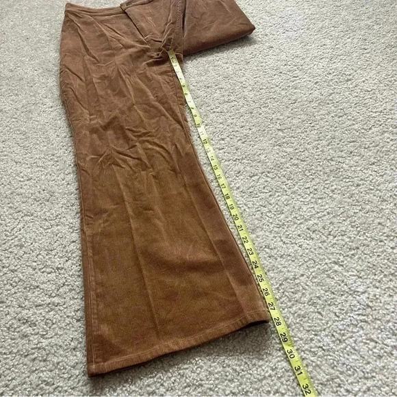 Sadie & Sage Wide Leg Brown Corduroy Pants Women’s Size M Style# AA472093 - Picture 7 of 16